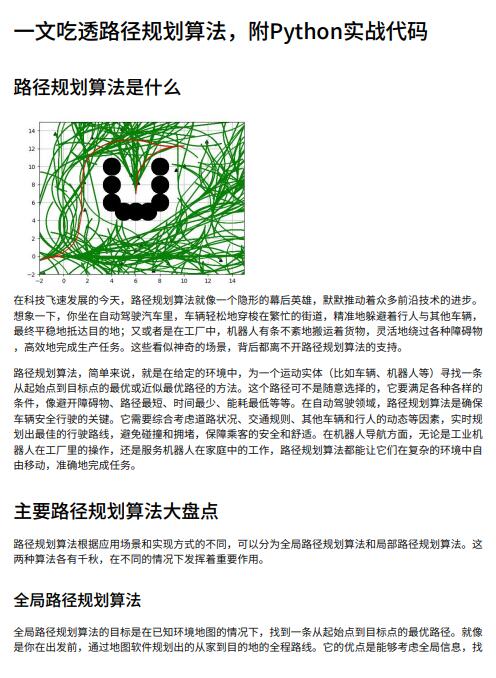 一文吃透路徑規(guī)劃算法，附Python實(shí)戰(zhàn)代碼 PDF 下載 圖1